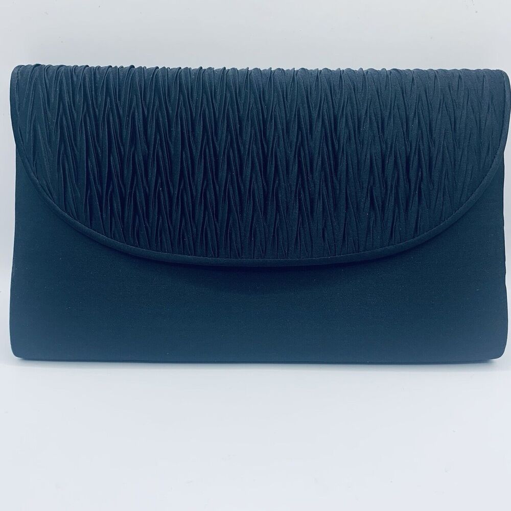 Hilllard And Hanson Black Vintage Clutch